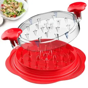 2pcs Red New Chicken Shredder | Effortless Chicken Breast Shredding Tool | Meal Prep & Baby Food