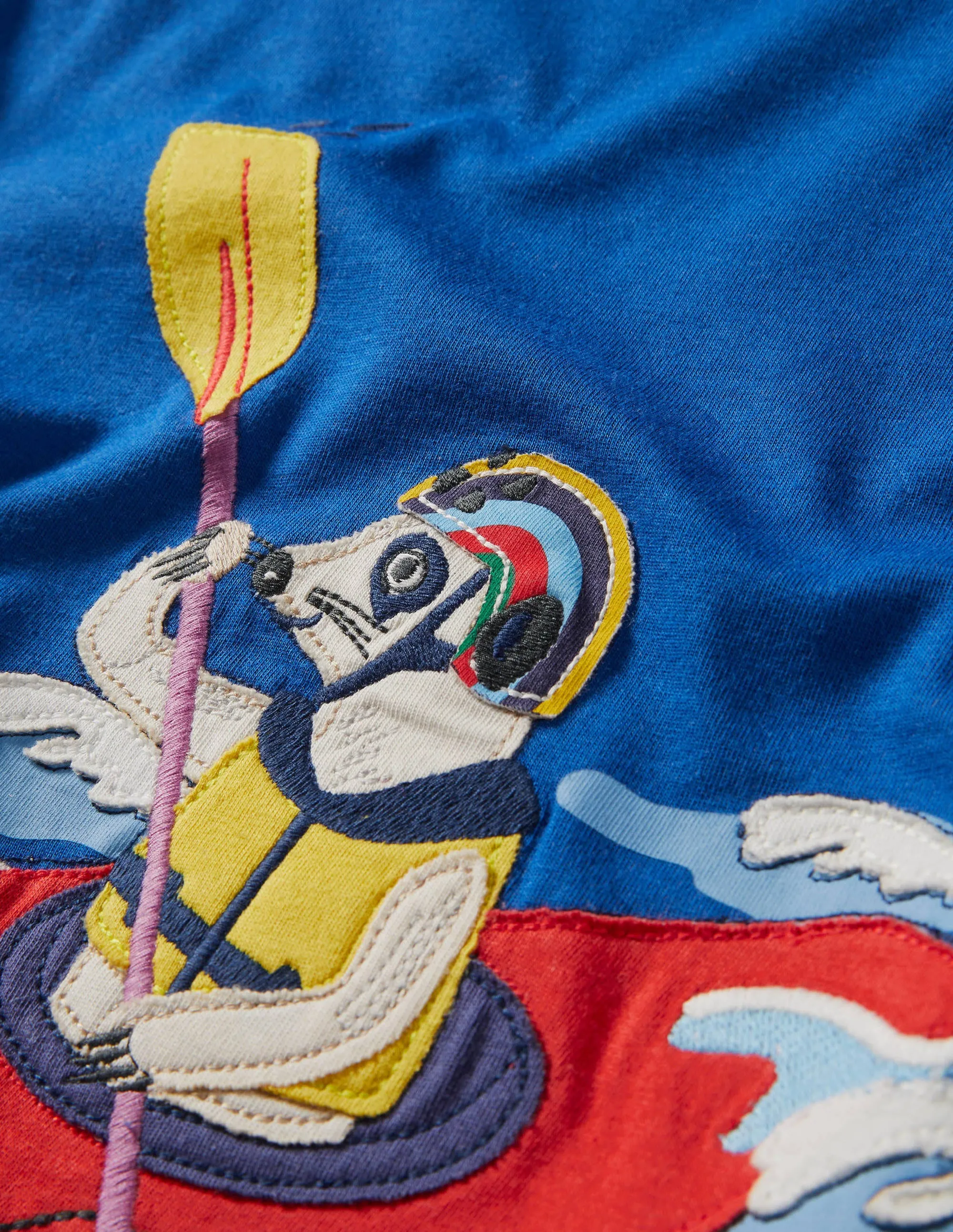 Animal Adventure T-shirt-Blue Wave Meerkat