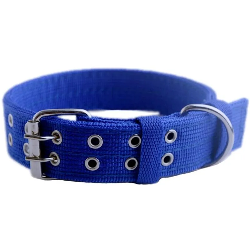 Cute Solid Army Green Canvas Dog's Collar