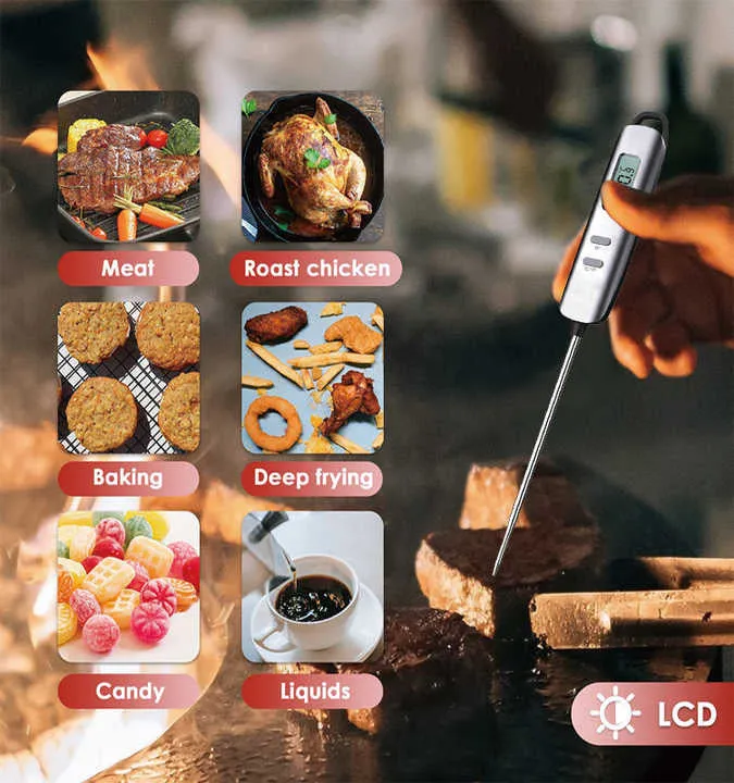 Digital Metal Food Thermometer-مقياس حرارة رقمي