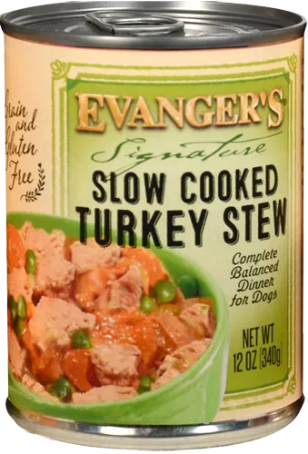 Evangers Signature Series Slow Cooked Turkey Stew Canned Dog Food