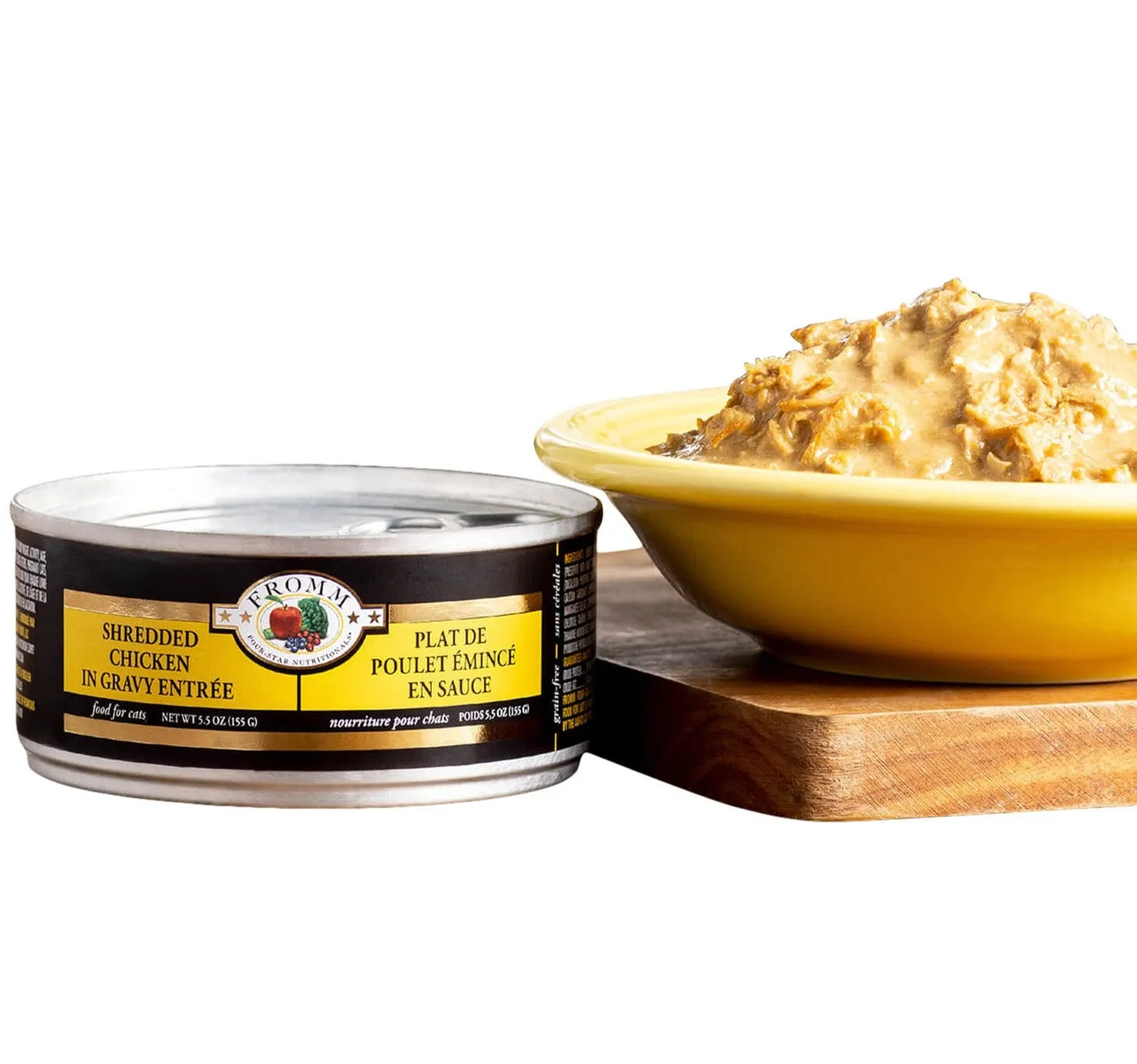 Fromm Four-Star Wet Cat Food Shredded in Gravy Entrée