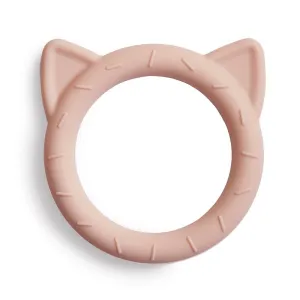 Mushie Cat Teether - Blush