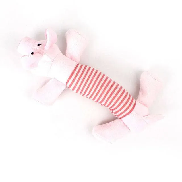Pet Toys Plush Slippers Bite Chicken Leg Shoe Shape Dog & Cat Outdoor Training Relieve Anxiety